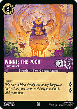Winnie Puuh - Honigzauberer (V.1) 9FAB-41 Common Boosterfrisch Deutsch Foil