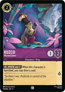 Kusco - Gesuchtes Lama (V.1) 9FAB-49 Common Boosterfrisch Deutsch Foil