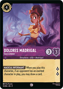 Dolores Madrigal - Gute Zuhörerin 9FAB-51 Common Near Mint Deutsch Foil