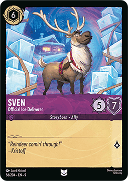 Sven - Offizieller Eislieferant 9FAB-56 Uncommon Boosterfrisch Deutsch Foil