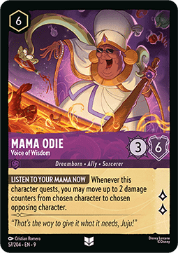 Mama Odie - Stimme der Weisheit 9FAB-57 Uncommon Boosterfrisch Deutsch Foil