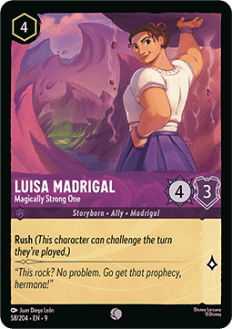 Luisa Madrigal - Magisch Stark 9FAB-58 Common Boosterfrisch Deutsch Foil