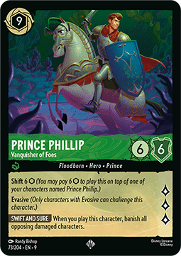 Prinz Phillip - Bezwinger der Feinde 9FAB-73 Super Rare Boosterfrisch Deutsch