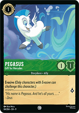 Pegasus - Geschenk für Hercules (V.1) 9FAB-84 Common Boosterfrisch Deutsch Foil