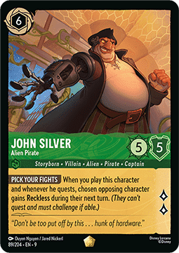 John Silver - Außerirdischer Pirat 9FAB-89 Legendary Boosterfrisch Deutsch