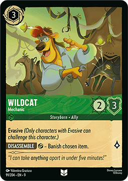 Wildkatz - Mechaniker 9FAB-91 Uncommon Boosterfrisch Deutsch