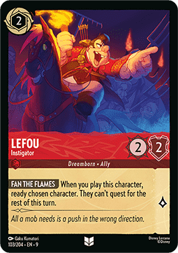 Le Fou - Anstifter 9FAB-103 Uncommon Boosterfrisch Deutsch Foil