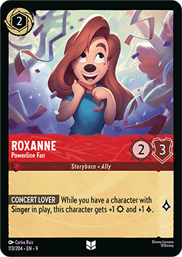 Roxanne - Powerline-Fan 9FAB-113 Uncommon Boosterfrisch Deutsch Foil