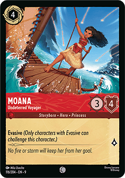 Vaiana - Unerschrockene Seefahrerin 9FAB-116 Common Boosterfrisch Deutsch Foil