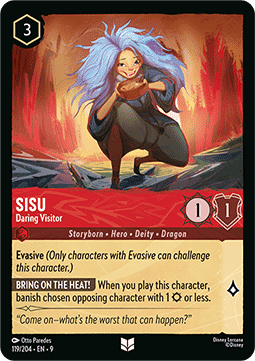 Sisu - Wagemutige Besucherin 9FAB-119 Uncommon Boosterfrisch Deutsch