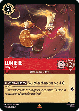 Lumière - Hitzköpfiger Freund 9FAB-121 Rare Boosterfrisch Deutsch