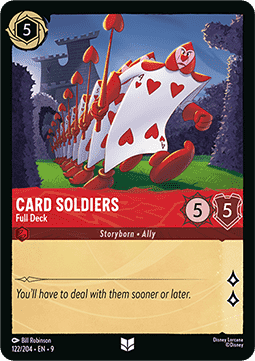Kartensoldaten - Ganzer Stapel 9FAB-122 Uncommon Boosterfrisch Deutsch Foil