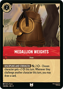 Gewichte der Medaillen 9FAB-134 Uncommon Boosterfrisch Deutsch Foil