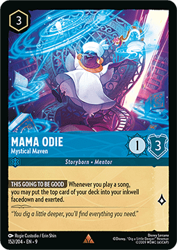 Mama Odie - Mystische Macht 9FAB-152 Rare Boosterfrisch Deutsch