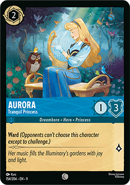 Aurora - Gelassene Prinzessin 9FAB-154 Common Boosterfrisch Deutsch Foil