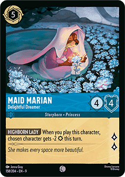 Maid Marian - Entzückende Träumerin 9FAB-158 Common Boosterfrisch Deutsch Foil