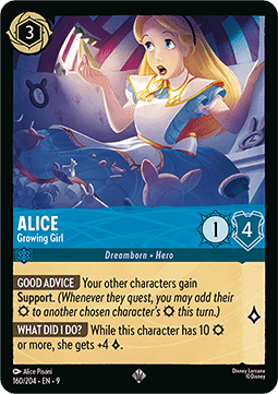 Alice - Wachsendes Mädchen 9FAB-160 Super Rare Boosterfrisch Deutsch
