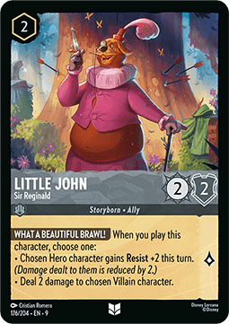 Little John - Sir Reginald 9FAB-176 Uncommon Boosterfrisch Deutsch Foil