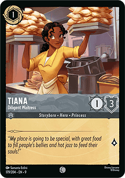 Tiana - Fleißige Kellnerin 9FAB-179 Common Boosterfrisch Deutsch