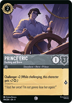 Prinz Eric - Elegant und kühn 9FAB-194 Common Boosterfrisch Deutsch Foil