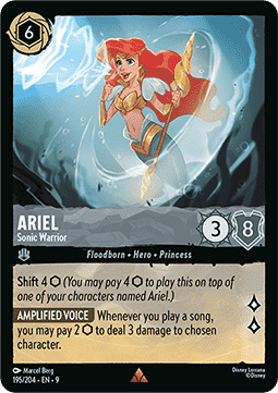 Arielle - Schall-Kriegerin 9FAB-195 Rare Boosterfrisch Deutsch Foil