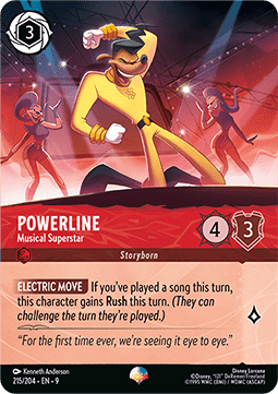 Powerline - Musikalischer Superstar (V.2) 9FAB-215 Epic Boosterfrisch Deutsch Foil