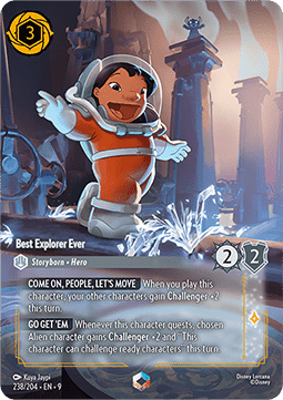 Lilo - Beste Entdeckerin aller Zeiten (V.2) 9FAB-238 Enchanted Boosterfrisch Deutsch Foil