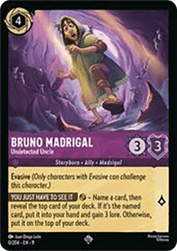 Bruno Madrigal - Unentdeckter Onkel 9FAB-0 Super Rare Near Mint Deutsch