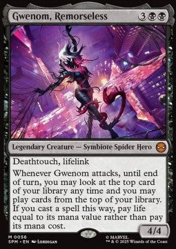 Gwenom, Remorseless SPM-56 Mythic Near Mint Englisch Foil