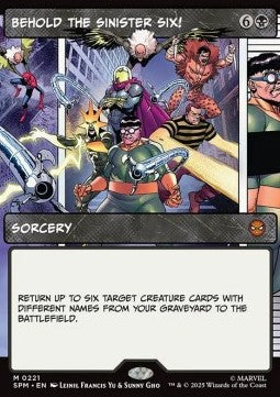 Behold the Sinister Six! XSPM-221 Mythic Near Mint Englisch
