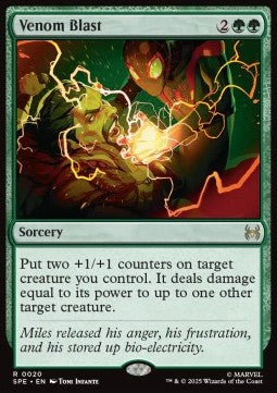 Venom Blast SPE-20 Rare Near Mint Englisch Foil