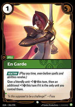 En Garde OGN-046 Common Boosterfrisch Englisch