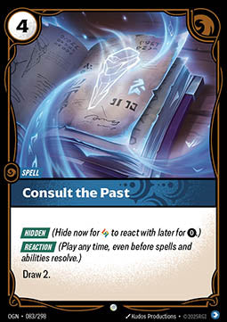 Consult the Past OGN-083 Common Near Mint Englisch