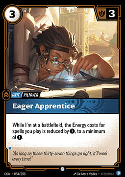 Eager Apprentice OGN-084 Common Boosterfrisch Englisch