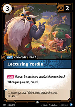 Lecturing Yordle OGN-087 Common Boosterfrisch Englisch