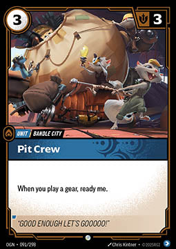 Pit Crew OGN-091 Common Near Mint Englisch