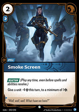 Smoke Screen OGN-093 Common Boosterfrisch Englisch