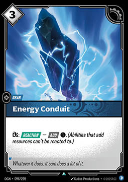 Energy Conduit OGN-098 Uncommon Boosterfrisch Englisch