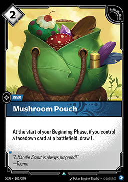 Mushroom Pouch OGN-101 Uncommon Boosterfrisch Englisch