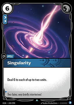 Singularity OGN-105 Uncommon Excellent Englisch