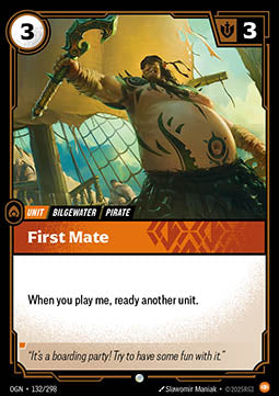 First Mate OGN-132 Common Near Mint Englisch