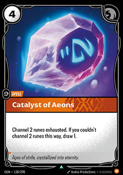 Catalyst of Aeons OGN-138 Uncommon Boosterfrisch Englisch