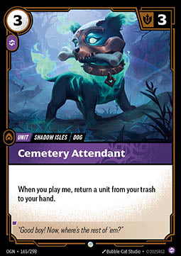 Cemetery Attendant OGN-165 Common Boosterfrisch Englisch