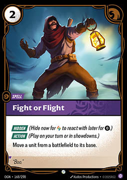 Fight or Flight OGN-168 Common Boosterfrisch Englisch