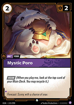 Mystic Poro OGN-171 Common Boosterfrisch Englisch