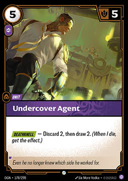 Undercover Agent OGN-178 Common Boosterfrisch Englisch