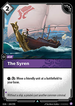 The Syren OGN-184 Uncommon Boosterfrisch Englisch Foil