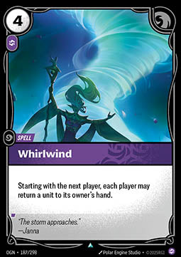 Whirlwind OGN-187 Uncommon Boosterfrisch Englisch