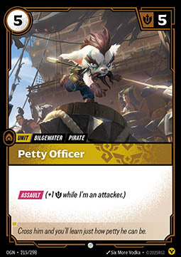 Petty Officer OGN-215 Common Boosterfrisch Englisch