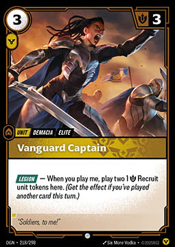 Vanguard Captain OGN-218 Common Boosterfrisch Englisch Foil